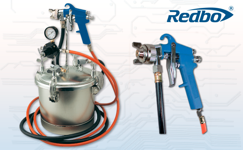 Красконагнетательный бак Redbo PT-3/2.0 с краскораспылителем