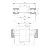 Упорные-шариковые-подшипники-51224-Redbo-габариты